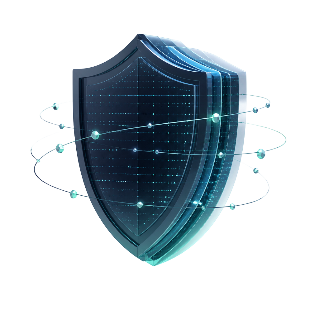 Layered encryption shield protecting replicated data nodes